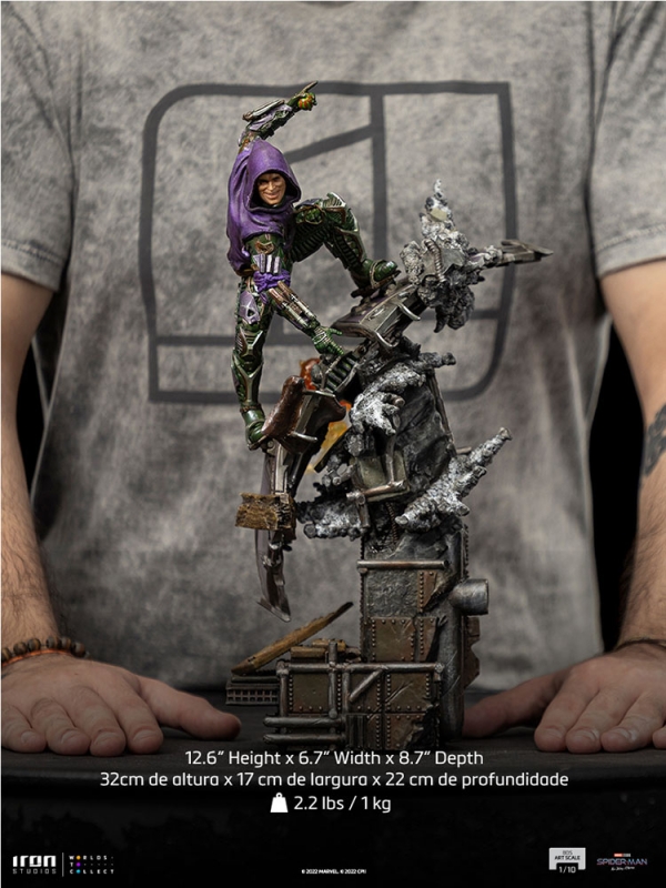 Green Goblin 1/10 Scale Statue by Iron Studios Willem Dafoe - Click Image to Close