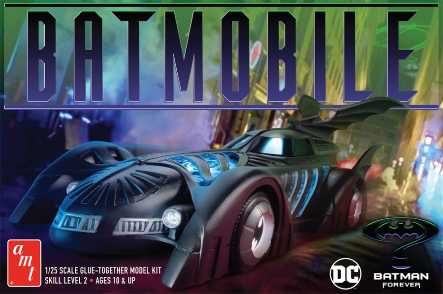 Batman Forever Batmobile 1/35 Scale Model Kit by AMT - Click Image to Close