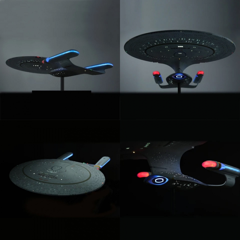 Star Trek TNG Enterprise 1701-D 24" Replica with Lights - Click Image to Close