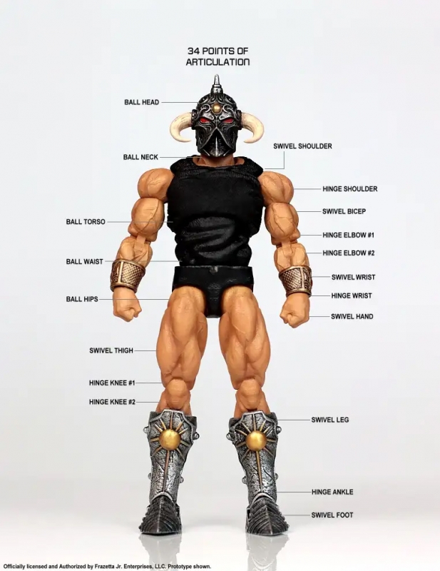 Frank Frazetta's Death Dealer With Steed 1/12 Scale Figure - Click Image to Close