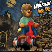 Wolf Man Super Cycle Tricycle Toy Universal Monsters (BROWN W/ RED TRIKE)
