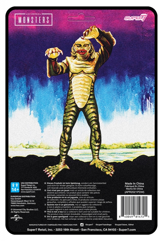 Creature from the Black Lagoon Narrow Sculpt Super Monsters ReAction Figure - Click Image to Close