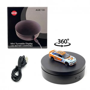 Mini Turntable Display 4.75" - Black