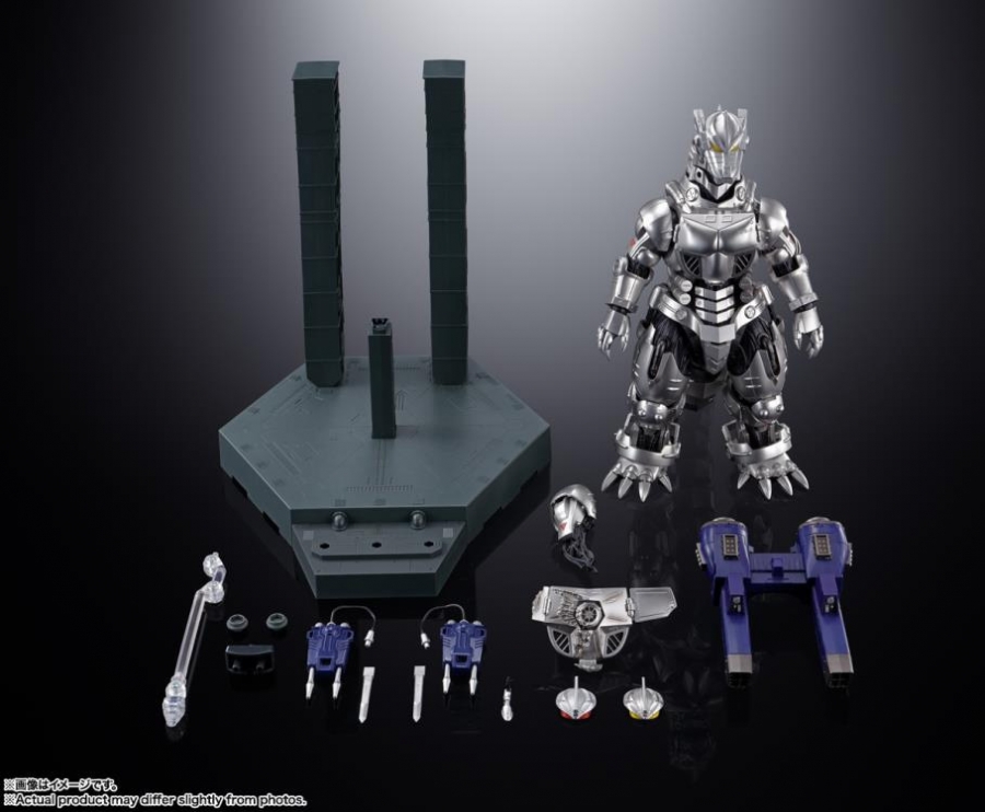 Godzilla Vs. Mechagodzilla 2002 Soul of Chogokin GX-103 MFS-3 Type 3 Kiryu Figure - Click Image to Close