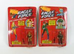 Eagle Force 1981 Goldie Hawk and General Mamba Figures by Mego