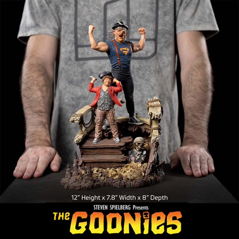 Goonies Sloth and Chunk Deluxe Statue by Iron Studios - Click Image to Close