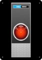 2001: A Space Odyssey Hal 9000 9" x 12" Metal Sign