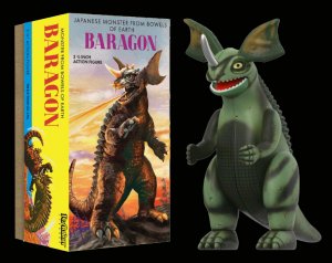 Godzilla Baragon Marusan Japanese Tin Toy Retro Reproduction