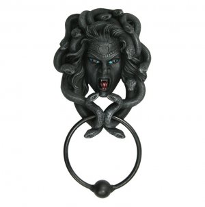 Medusa Cold Cast Resin Door Knocker