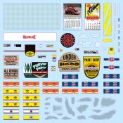 AMT Garage Accessory Series #2 Tip Top Shop 1/25 Scale Model Kit