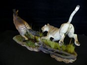 3 Toed Horse vs Saber Tooth Machairodus Model Kit SPECIAL ORDER