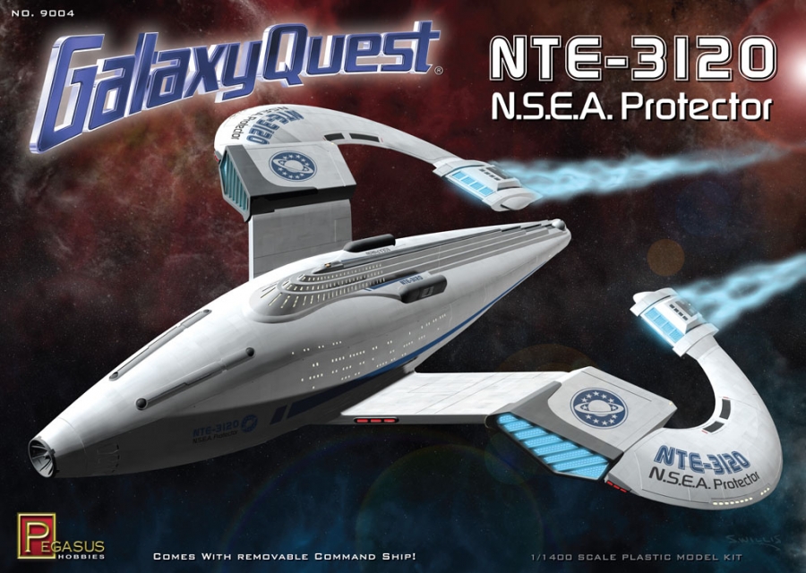 Galaxy Quest NSEA Protector Ship Model Kit 1/1400 - Click Image to Close