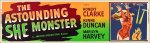 Astounding She Monster (1957) 36" x 10" Theater Banner Poster