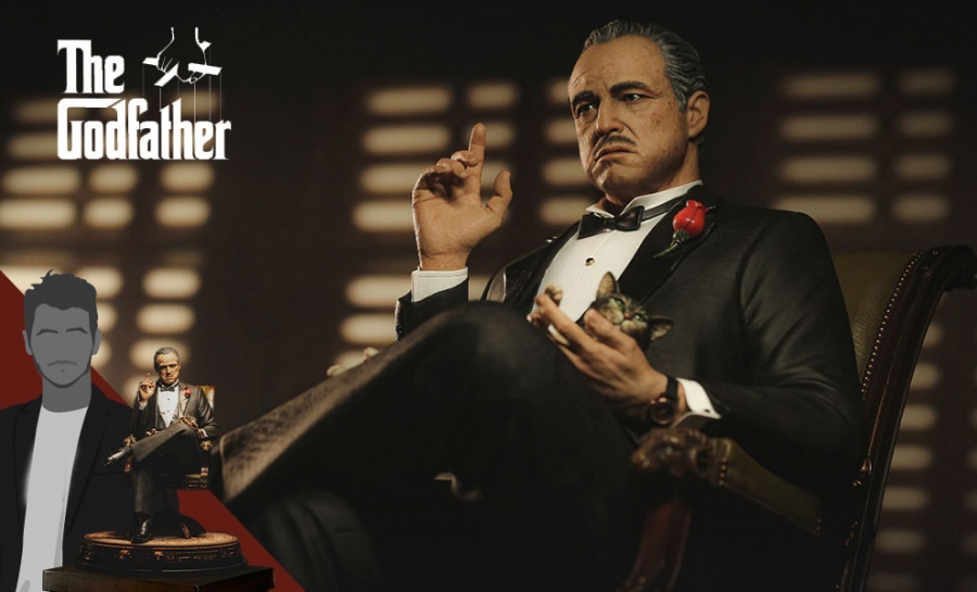 Godfather Vito Andolini Corleone (1972) 1/3 Scale Statue - Click Image to Close