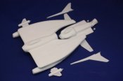 U.F.O. TV Series Lunar Carrier & Space Boat Model Kit by Finishers