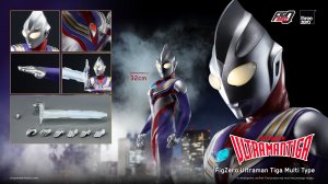 Ultraman Tiga Multi Type 1/6 Scale Figure by ThreeZero
