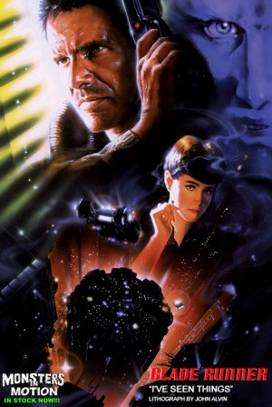 Blade Runner I've Seen Things Lithograph by John Alvin