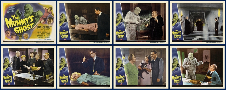 Mummy's Ghost, The 1944 Lobby Card Set (11 x 14) - Click Image to Close