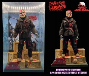 Dawn of the Dead Helicopter Zombie 8" Deluxe Retro Style Figure