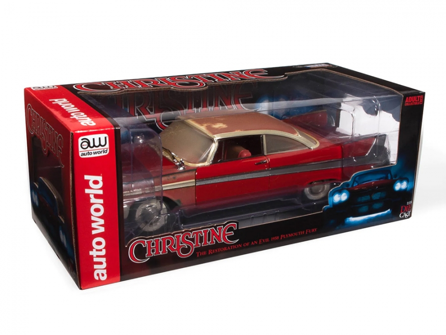 Christine John Carpenter 1/18 (Partially Restored) Diecast Replica - Click Image to Close