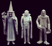 Munsters Aurora Living Room Scale Zombo, Grandpa and Uncle Gilbert (Creature) Resin Model Figures