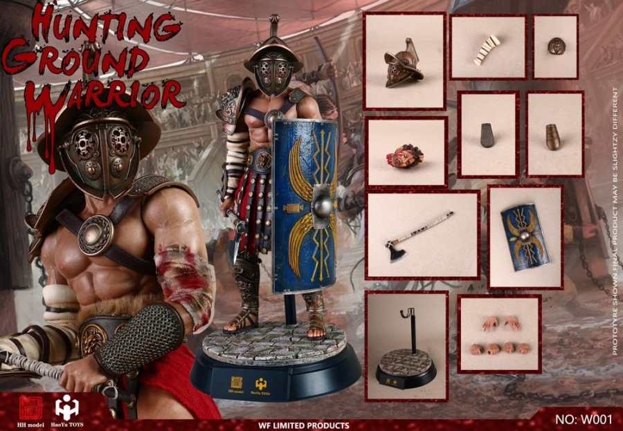 Hunting Ground Warrior Gallus or Murmillo 1/6 Scale Figure by HY Toys - Click Image to Close