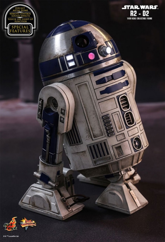 Star Wars The Force Awakens R2-D2 1/6 Scale Figure by HotToy - Click Image to Close