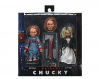 Bride of Chucky Chucky and Tiffany Clothed Figure Two-Pack