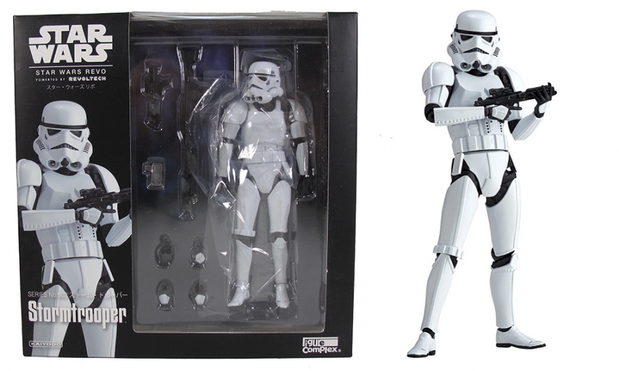 Star Wars Revoltech Kaiyodo Stormtrooper Figure Complex - Click Image to Close