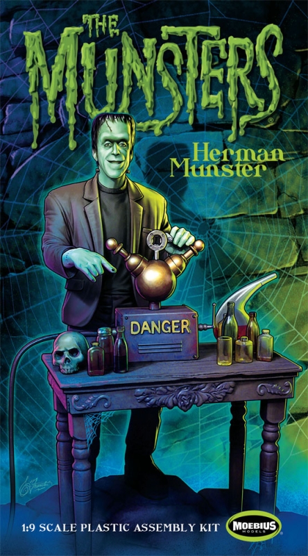 Munsters Herman Model Kit by Moebius - Click Image to Close