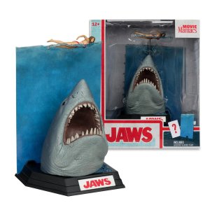 Jaws 6-Inch Scale Posed Figure Movie Poster Display LIMITED EDITION