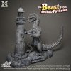 Beast from 20,000 Fathoms Rhedosaurus with Lighthouse 1/72 Scale Model Kit by X-Plus Japan Re-Issue