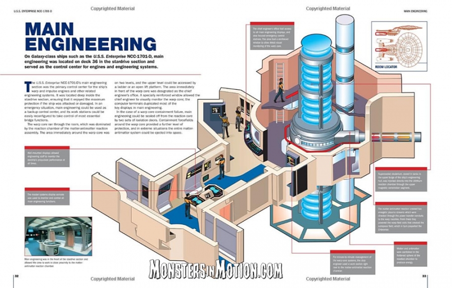 Star Trek The Next Generation U.S.S. Enterprise NCC-1701-D Bonus Illustrated Handbook and BONUS Starship Enterprise - Click Image to Close
