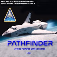 For All Mankind Pathfinder Atomic Space Shuttle 1/288 Scale Model Kit