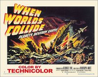 When Worlds Collide 1951 Style "B" Half Sheet Poster Reproduction