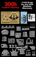 2001: A Space Odyssey Discovery 1/144 Scale Hangar Bay Resin & Photoetch Upgrade Set for Moebius Model Kit