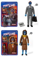 They Live Series 1 Set of 2 3.75" ReAction Action Figures