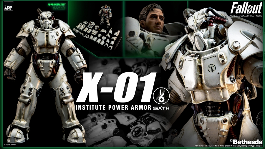 Fallout X-01 Institute Power Armor 1/6 Scale Figure by ThreeZero - Click Image to Close