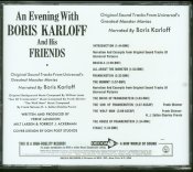 Evening with Boris Karloff and Friends Soundtrack CD