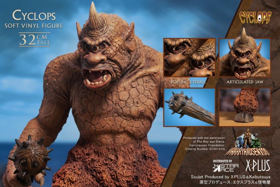 7th Voyage of Sinbad Cyclops Figure by Star Ace Ray Harryhausen - Click Image to Close