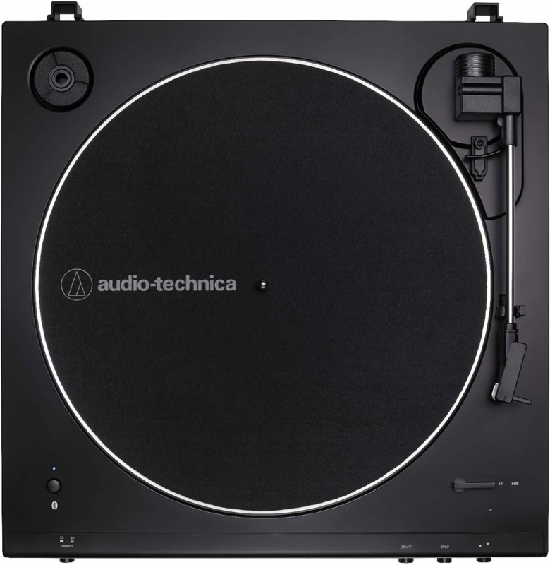 Audio Technica AT-LP60XBT-BK Bluetooth Wireless Turntable (Black) - Click Image to Close