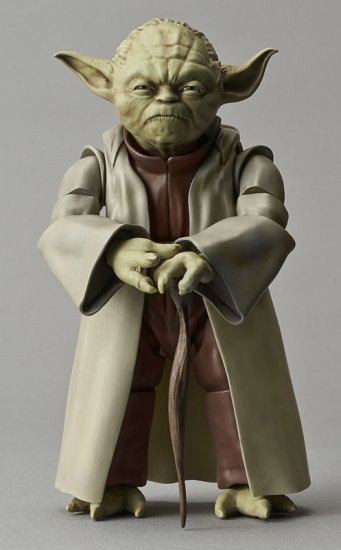STAR WARS YODA 1/6 プラスチックモデルキット Star Wars 1/6 Yoda Pre-Colored Plastic Model (New Package