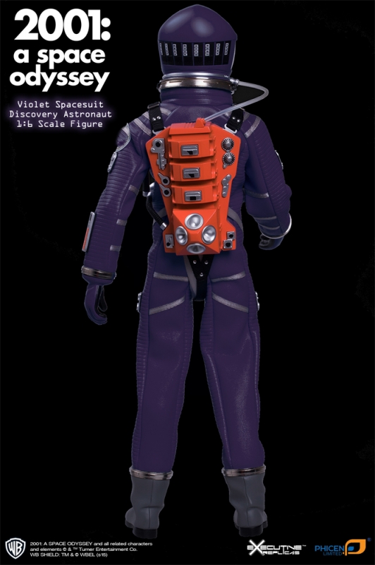 2001: A Space Odyssey Violet Discovery Astronaut 1/6 Figure Spacesuit - Click Image to Close