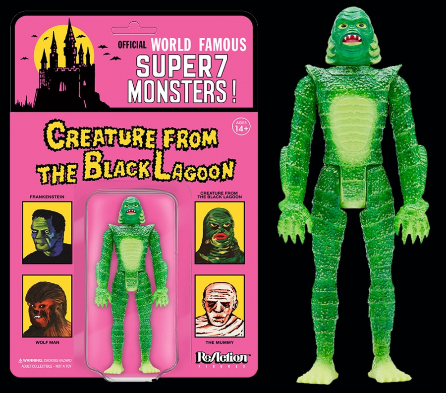 Creature from the Black Lagoon Narrow Sculpt Super Monsters ReAction Figure - Click Image to Close