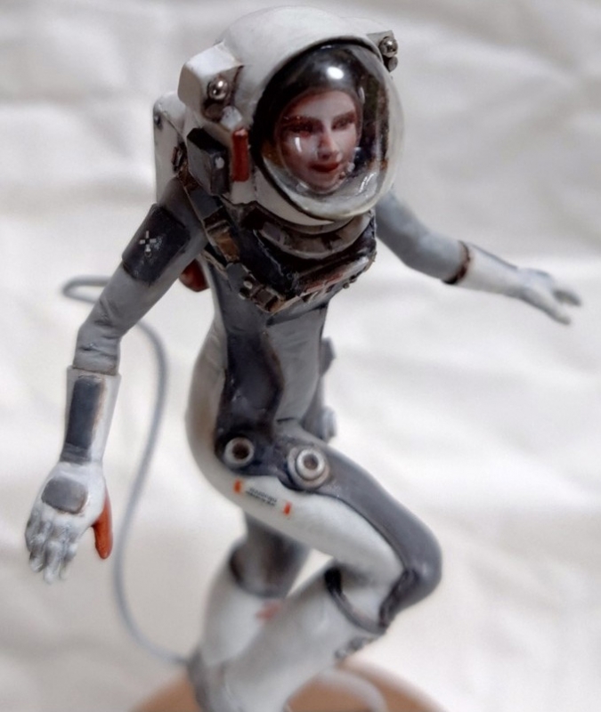 Maschinen Krieger SF3D Female Astronaut 1/20 Scale Model Kit - Click Image to Close