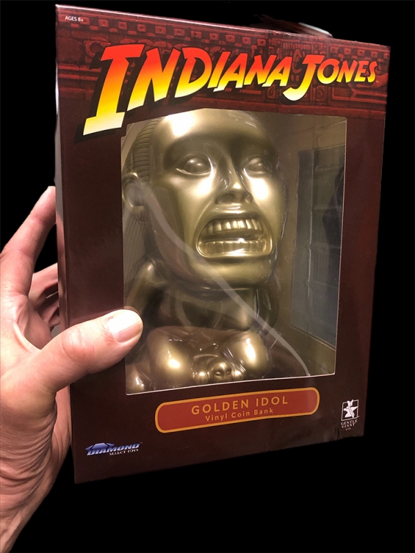 Indiana Jones Temple of Doom Golden Idol Bank - Click Image to Close