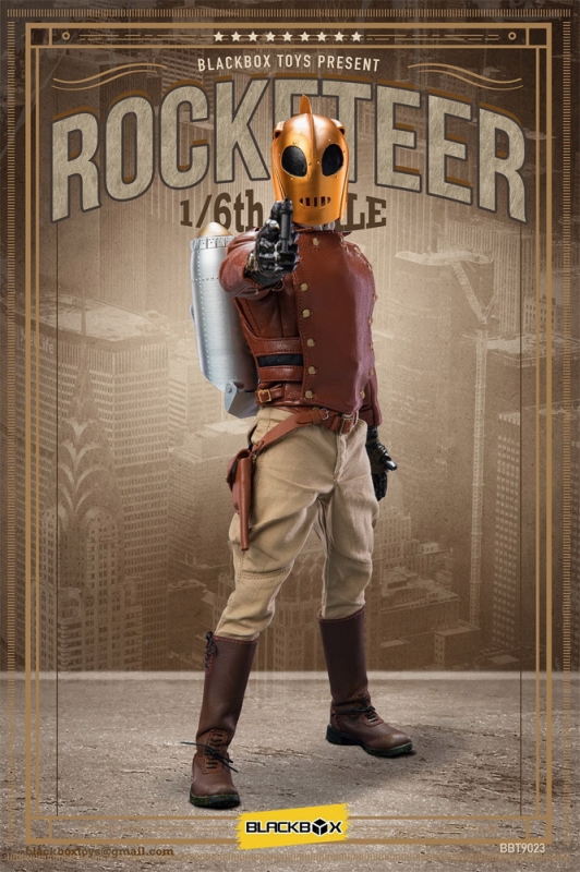 Rocketeer Flying 1/6 Scale Figure by BlackBox - Click Image to Close