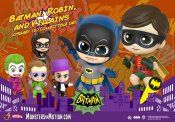 Batman 1966 Batman, Robin, and Villains Cosbaby Set by Hot Toys