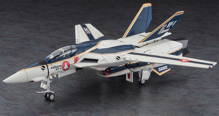 Macross Robotech VF-1A Valkyrie 5000 Commemorative 1/48 Scale Model Kit by Hasegawa - Click Image to Close