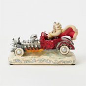 Disney 101 Dalmatians Cruella De Vil in Car Scene Statue